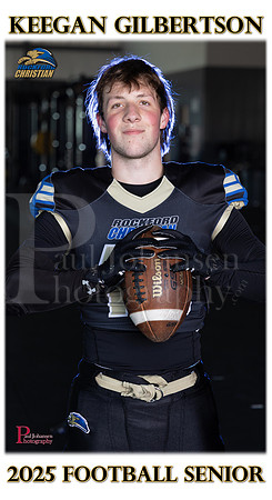 RC Fall Senior Banner Football Keegan Gilbertson