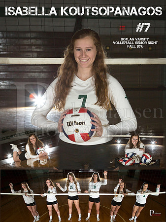 Boylan Varisty Girls Volleyball Isabella Koutsopanagos #7