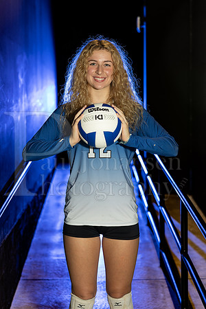 Rockford Christian Girls Varsity Volleyball Senior Banners Fall 2024-0113
