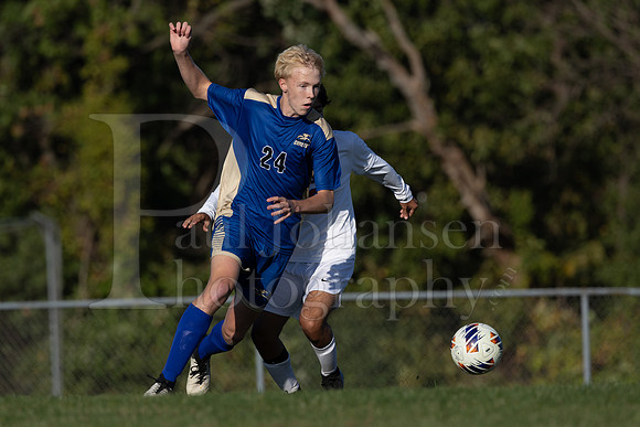 Rockford Christian Boys Varsity Soccer vs Oregon 10-2-2024-0227