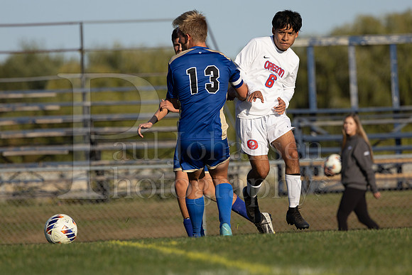 Rockford Christian Boys Varsity Soccer vs Oregon 10-2-2024-0305