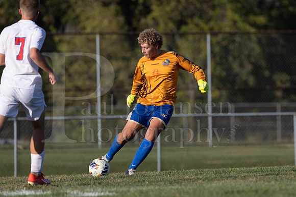 Rockford Christian Boys Varsity Soccer vs Oregon 10-2-2024-0384