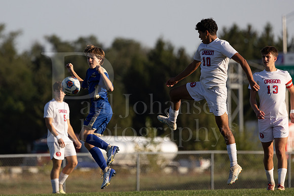 Rockford Christian Boys Varsity Soccer vs Oregon 10-2-2024-0926