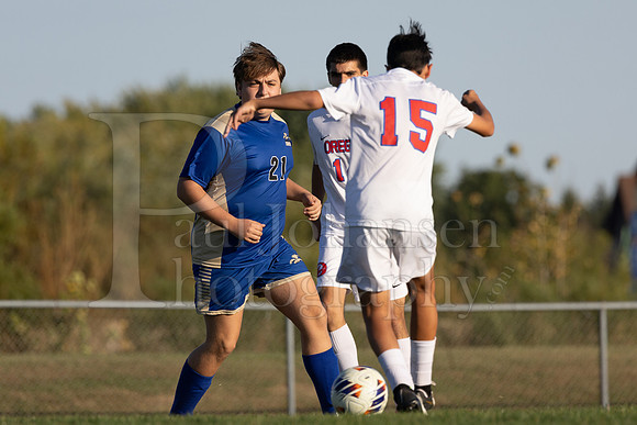 Rockford Christian Boys Varsity Soccer vs Oregon 10-2-2024-0635