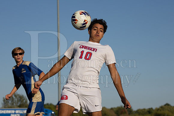 Rockford Christian Boys Varsity Soccer vs Oregon 10-2-2024-0460