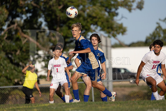 Rockford Christian Boys Varsity Soccer vs Oregon 10-2-2024-0586