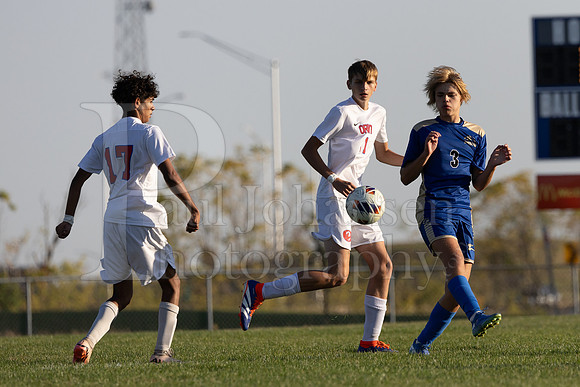 Rockford Christian Boys Varsity Soccer vs Oregon 10-2-2024-0813
