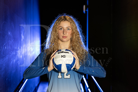 Rockford Christian Girls Varsity Volleyball Senior Banners Fall 2024-0102