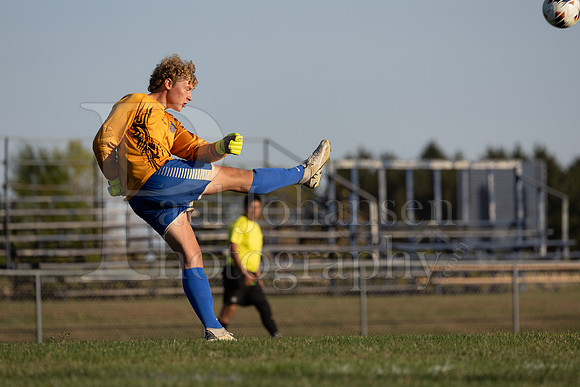 Rockford Christian Boys Varsity Soccer vs Oregon 10-2-2024-0731