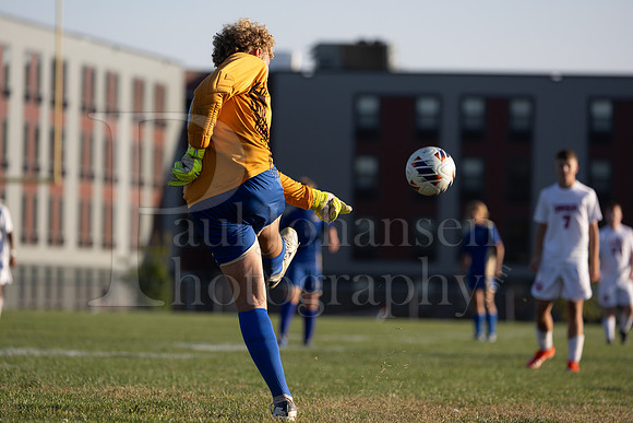 Rockford Christian Boys Varsity Soccer vs Oregon 10-2-2024-0983