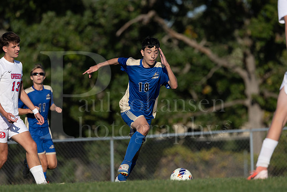 Rockford Christian Boys Varsity Soccer vs Oregon 10-2-2024-0274