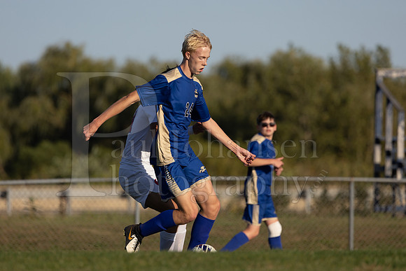 Rockford Christian Boys Varsity Soccer vs Oregon 10-2-2024-0575