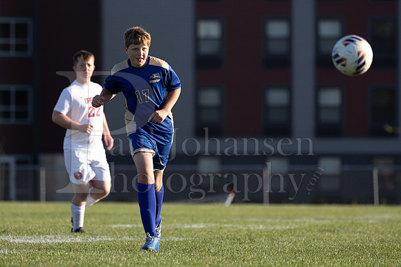 Rockford Christian Boys Varsity Soccer vs Oregon 10-2-2024-0830
