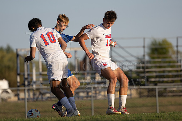 Rockford Christian Boys Varsity Soccer vs Oregon 10-2-2024-1037