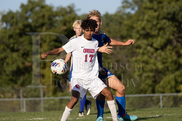 Rockford Christian Boys Varsity Soccer vs Oregon 10-2-2024-0182