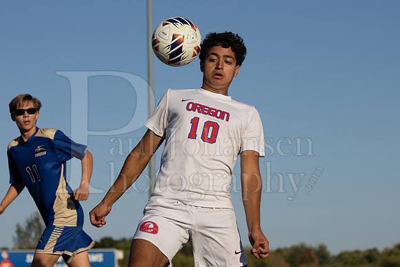 Rockford Christian Boys Varsity Soccer vs Oregon 10-2-2024-0461