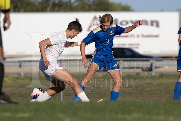 Rockford Christian Boys Varsity Soccer vs Oregon 10-2-2024-0216