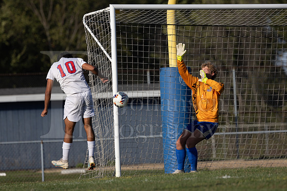 Rockford Christian Boys Varsity Soccer vs Oregon 10-2-2024-0195