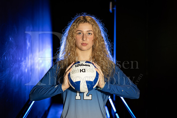 Rockford Christian Girls Varsity Volleyball Senior Banners Fall 2024-0101