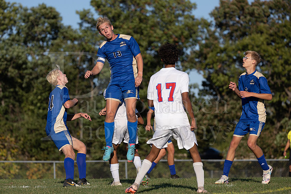 Rockford Christian Boys Varsity Soccer vs Oregon 10-2-2024-0478