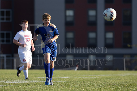 Rockford Christian Boys Varsity Soccer vs Oregon 10-2-2024-0829