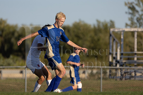 Rockford Christian Boys Varsity Soccer vs Oregon 10-2-2024-0576
