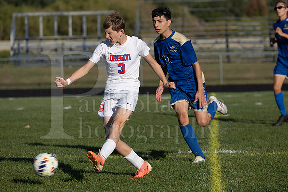 Rockford Christian Boys Varsity Soccer vs Oregon 10-2-2024-0169