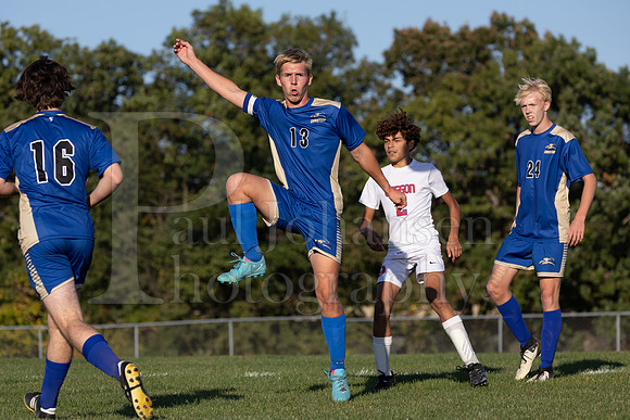 Rockford Christian Boys Varsity Soccer vs Oregon 10-2-2024-0367