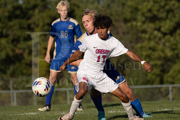 Rockford Christian Boys Varsity Soccer vs Oregon 10-2-2024-0185