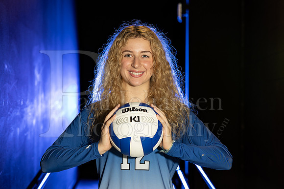 Rockford Christian Girls Varsity Volleyball Senior Banners Fall 2024-0108