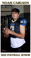 RC Fall 2024 Senior Banner Football Noah Carlson