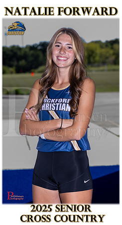 RC Fall 2024 Senior Banner Cross Country Natalie Forward
