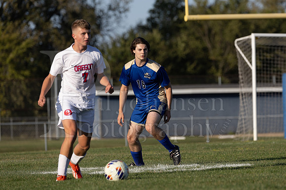 Rockford Christian Boys Varsity Soccer vs Oregon 10-2-2024-0322