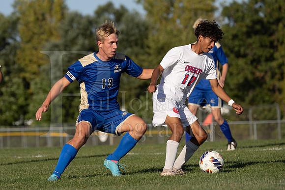 Rockford Christian Boys Varsity Soccer vs Oregon 10-2-2024-0191