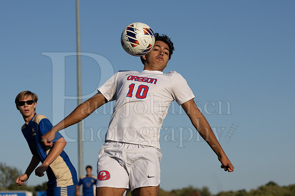 Rockford Christian Boys Varsity Soccer vs Oregon 10-2-2024-0459