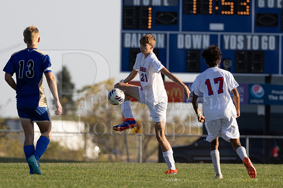 Rockford Christian Boys Varsity Soccer vs Oregon 10-2-2024-0740