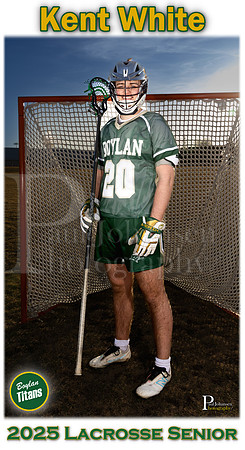 Boylan lacrosse Senior 2025 Kent White