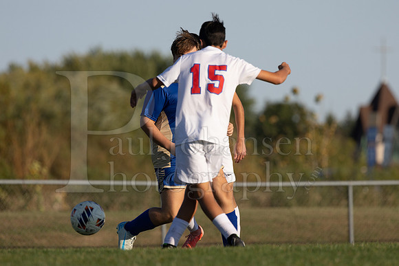Rockford Christian Boys Varsity Soccer vs Oregon 10-2-2024-0637