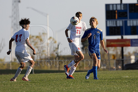 Rockford Christian Boys Varsity Soccer vs Oregon 10-2-2024-0815