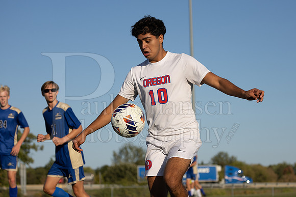 Rockford Christian Boys Varsity Soccer vs Oregon 10-2-2024-0465