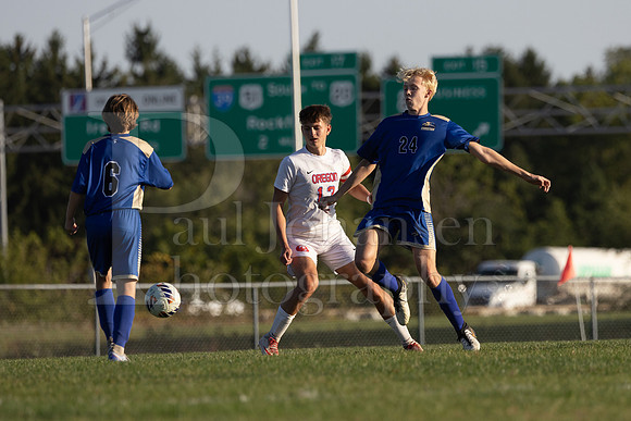 Rockford Christian Boys Varsity Soccer vs Oregon 10-2-2024-0780