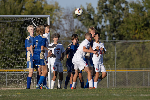 Rockford Christian Boys Varsity Soccer vs Oregon 10-2-2024-0257