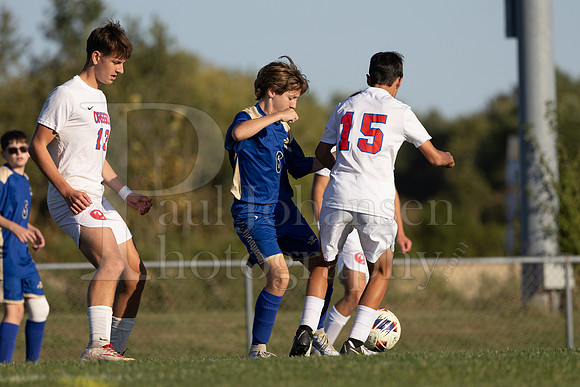 Rockford Christian Boys Varsity Soccer vs Oregon 10-2-2024-0294