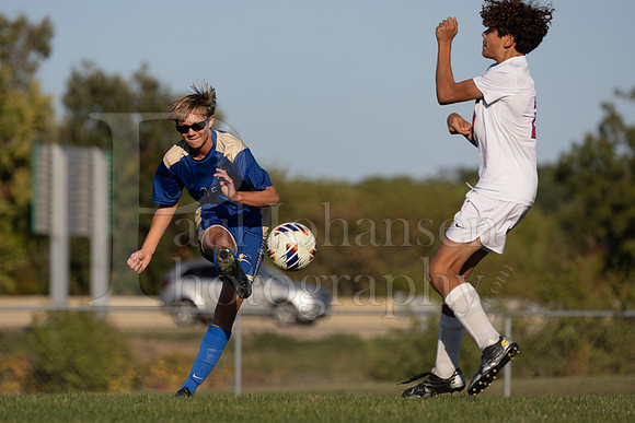Rockford Christian Boys Varsity Soccer vs Oregon 10-2-2024-0343