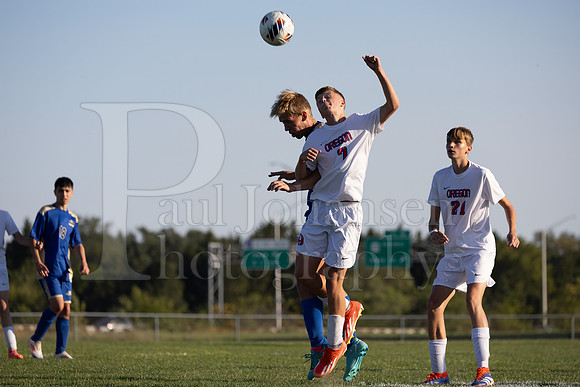 Rockford Christian Boys Varsity Soccer vs Oregon 10-2-2024-0549