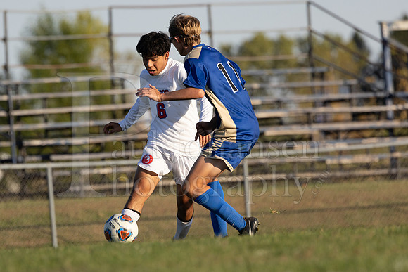 Rockford Christian Boys Varsity Soccer vs Oregon 10-2-2024-1032