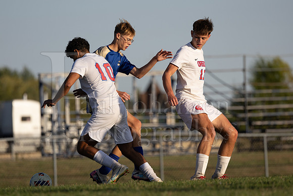 Rockford Christian Boys Varsity Soccer vs Oregon 10-2-2024-1039
