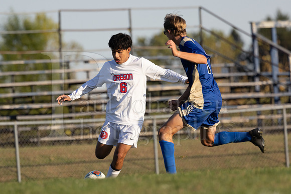 Rockford Christian Boys Varsity Soccer vs Oregon 10-2-2024-1031