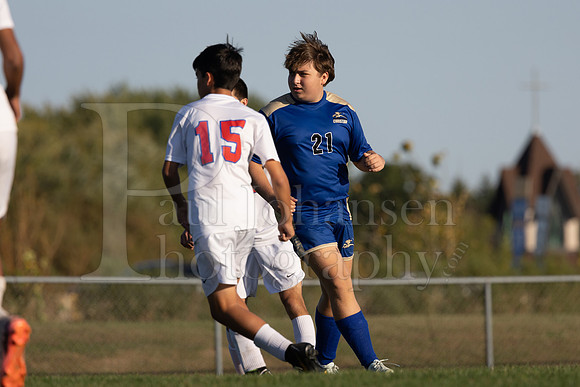 Rockford Christian Boys Varsity Soccer vs Oregon 10-2-2024-0640