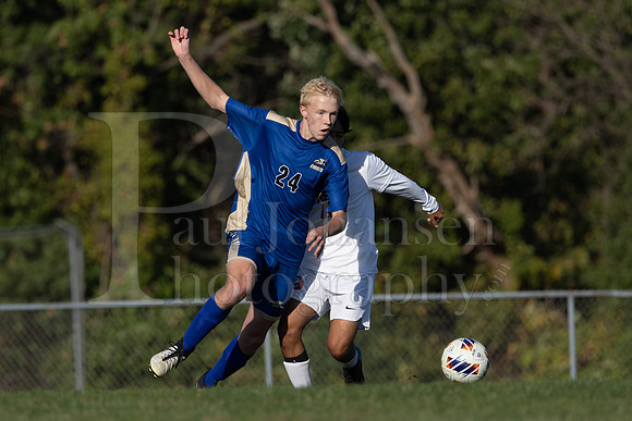 Rockford Christian Boys Varsity Soccer vs Oregon 10-2-2024-0226